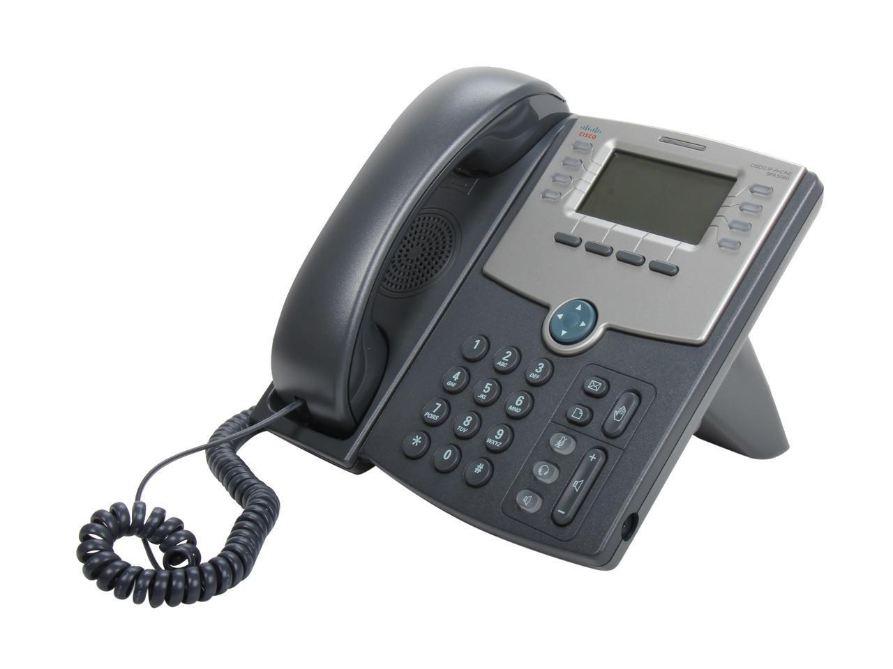  Cisco Small Business SPA508G 8 Line IP Phone With Display, PoE and PC Port
